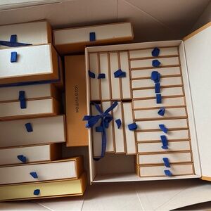 Louis Vuitton Cream and Blue Modular Storage System